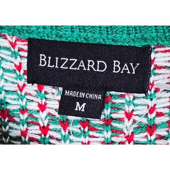 Blizzard Bay Grumpy Cat Ugly Christmas Sweater Not Here For the Cheer Medium - Picture 7 of 7